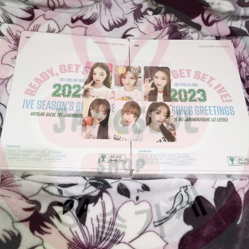 IVE Season Greeting SG 2023 Yujin Gaeul Wonyoung Rei Liz Leeseo sharing sealed ktown