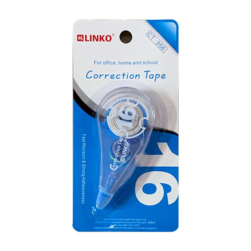 

Correction Tape / Tipex Kertas LINKO CT-956(40grm)