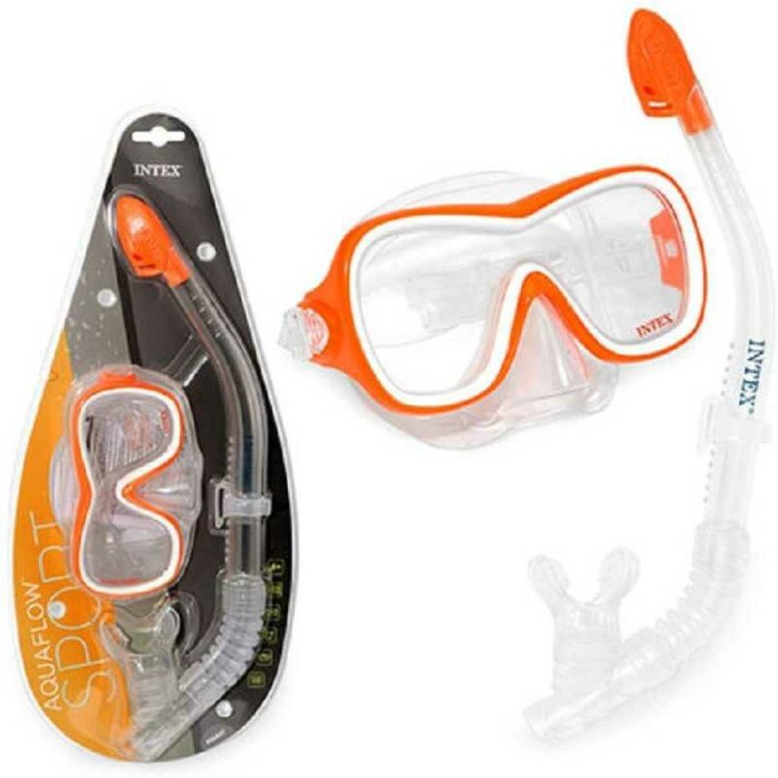 Terlaris Intex Snorkel Wave Rider Swim Set 55647