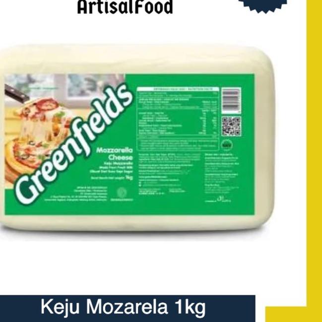 

✺ Greenfields Keju Mozarella Mozzarella Cheese Greenfield 1kg ✻