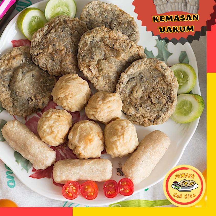 

☚ PEMPEK PALEMBANG KECIL PAKET CAMPUR ISI 20PCS/1KG + CUKO PEMPEK FROZEN MAKANAN BEKU FROZEN FOOD ℮