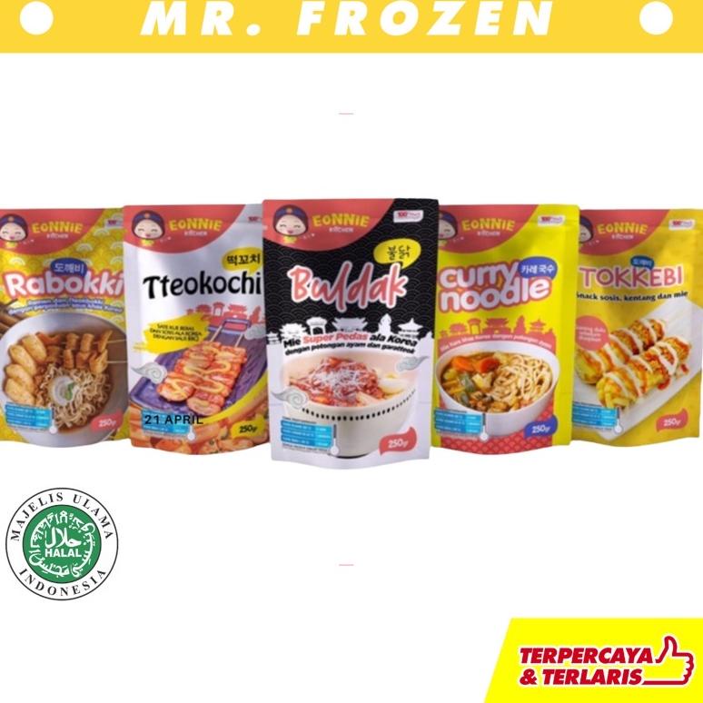 

Terlaku.! [ALL VARIAN Eonnie Kitchen ] Topokki Rabokki Odeng Dakbal Ceker Pedas Tanpa Tulang Corndog Tteokochi Jjangmyeon Jajangmyeon Rabokki Budae Jjigae Snack Korea 84
