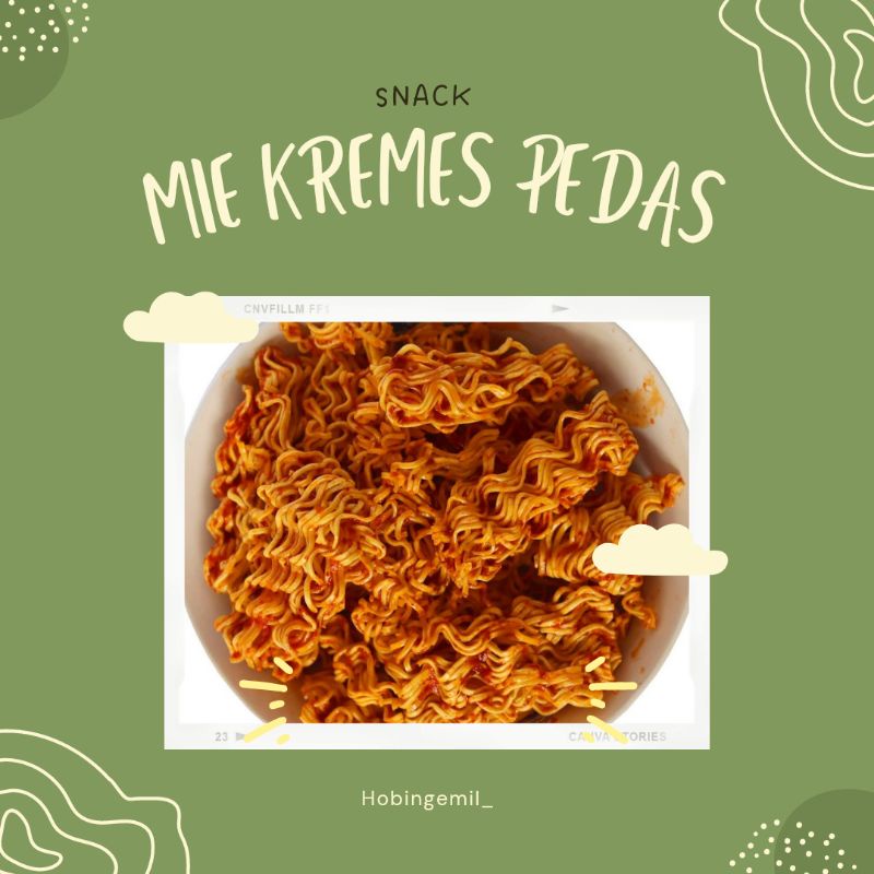 

Snack - Mie Kremes Pedas 200gr - Cemilan Pedas