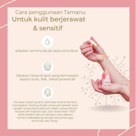 [NEW PACKAGING] TAMANU OIL PERLE BEAUTY KEMASAN WITH BOX 5ml