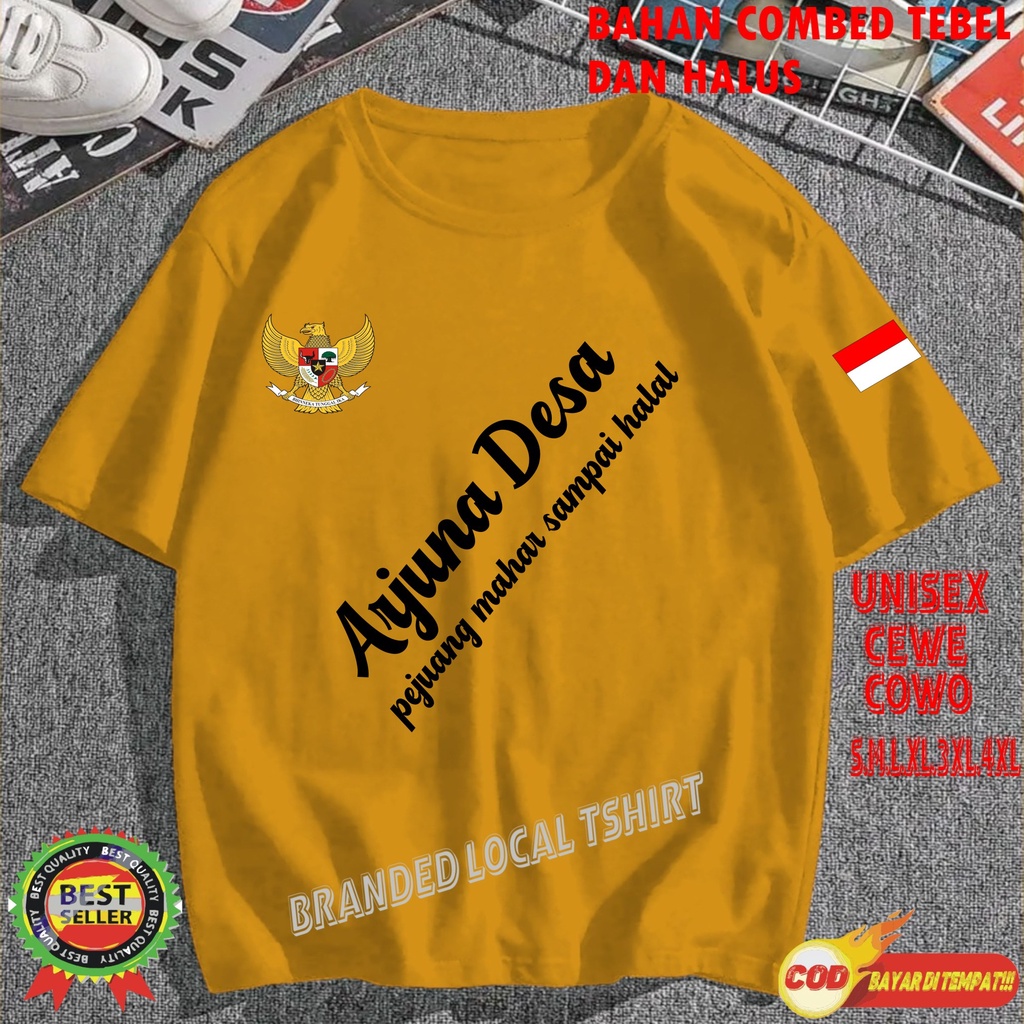 APPS Promo Diskon Kaos ARJUNA DESA Kaos Terlaris Kualitas Terjamin/Kaos Murah /Pakaian Pria pakaian Wanita/Kaos Distro Pria Kaos Promo/Best Seller