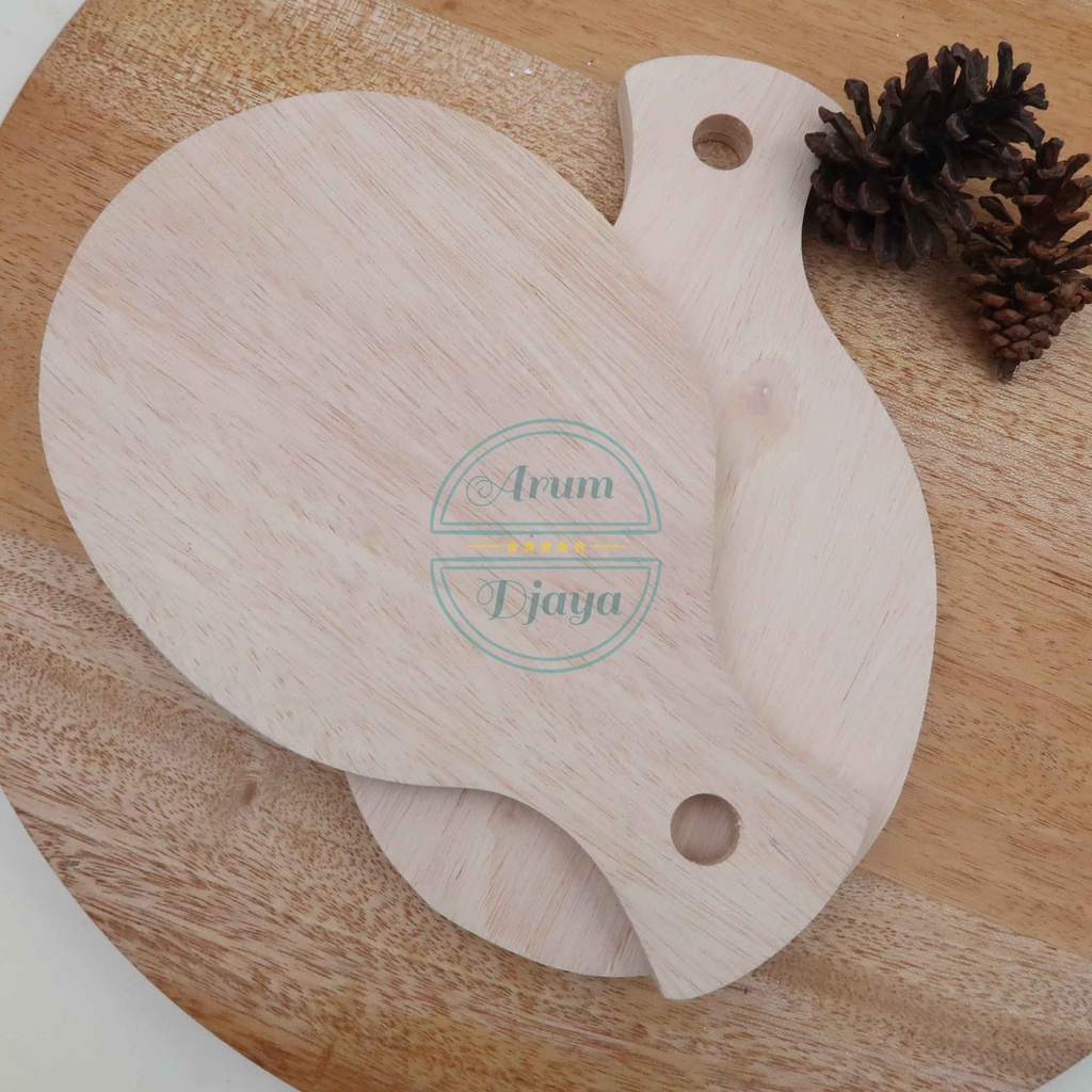 Talenan Mini Talenan Lonjong Kecil Chopping Board Tatakan Kayu Talenan Kayu