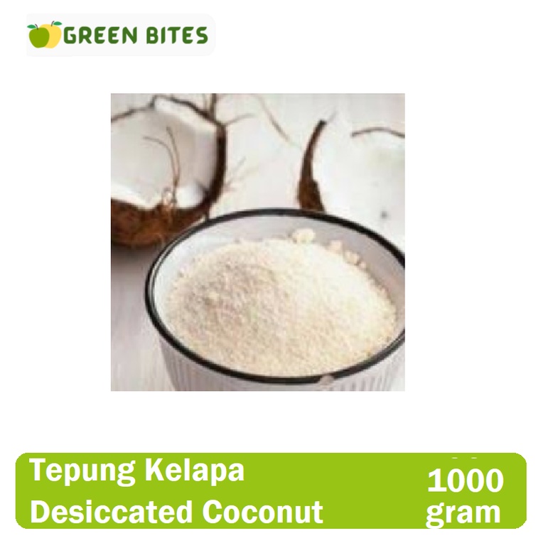 

Tepung Keto Kelapa Halus - Dessicated Coconut Flour Low Fat Fine 1 kg