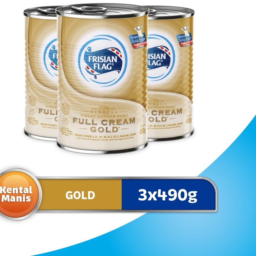 

← Frisian Flag Susu Kental Manis Gold Kaleng 490gr - 3 Pcs ←