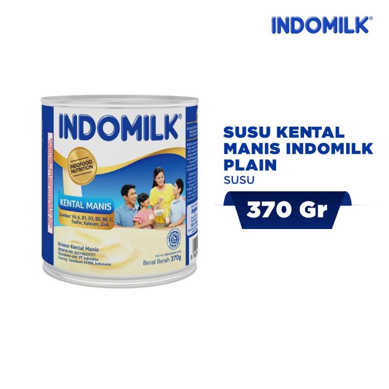 

Susu Kental manis Indomilk 370gr