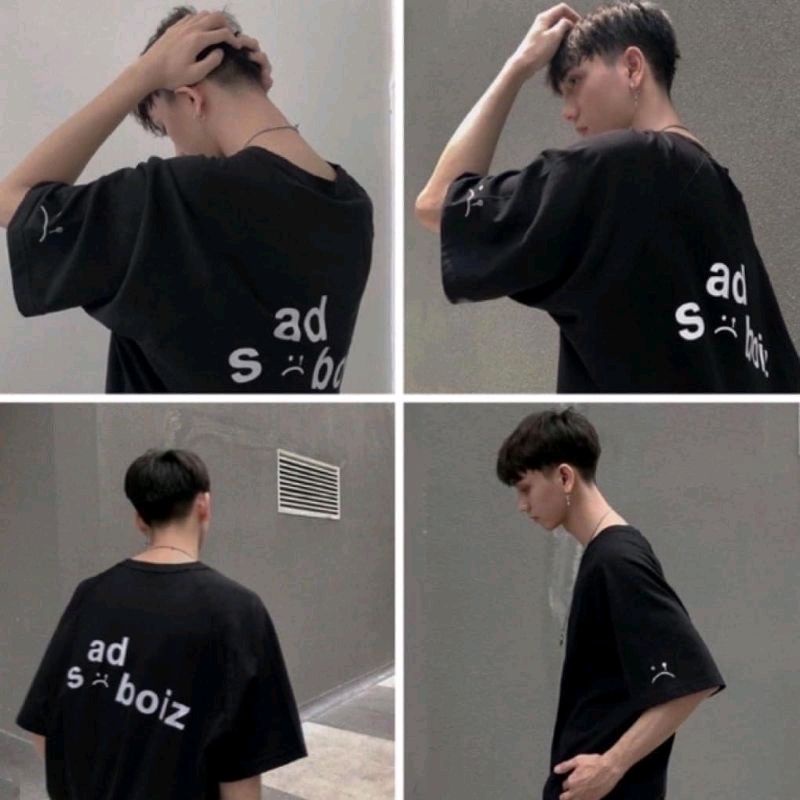 Kaos Korean SAD BOYS BOIZ Bigsize Jumbo (size M - 6XL) Unisex Urban Style Cotton Combed T-shirt Oversize M L XXL XXXL XXXXL