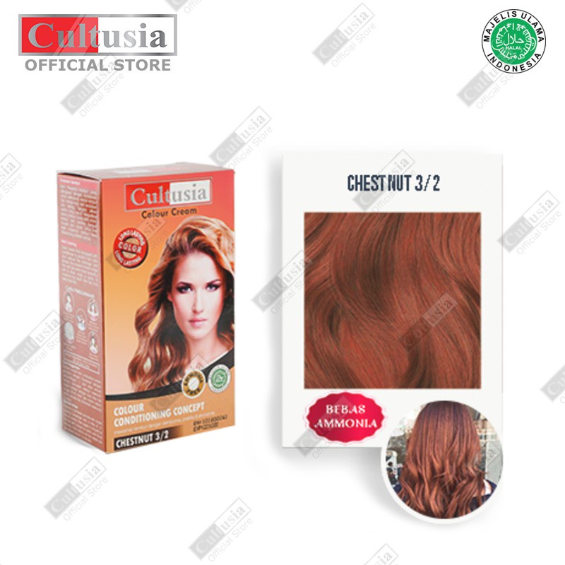 CULTUSIA HAIR COLOUR  30 3/2 CHESTNUT