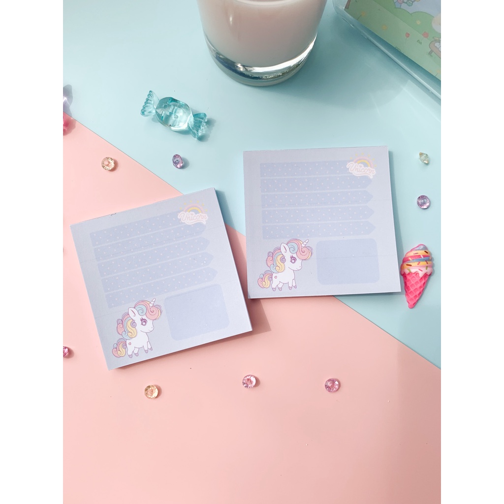 【GOGOMART】Kertas Memo Memopad Memo Notepad / Memo Catatan Bukan Sticky Notes Tempel - MM021