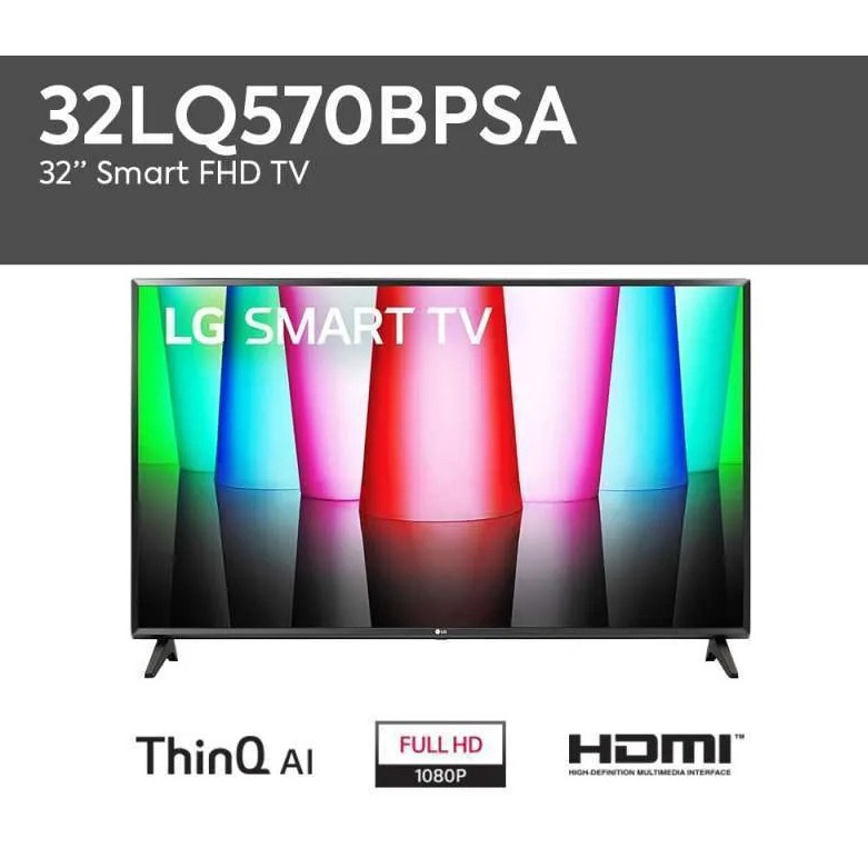 LG SMART TV 32LQ570BPSA 32 INCH 32LQ570 BPSA 32LQ57 WEB OS