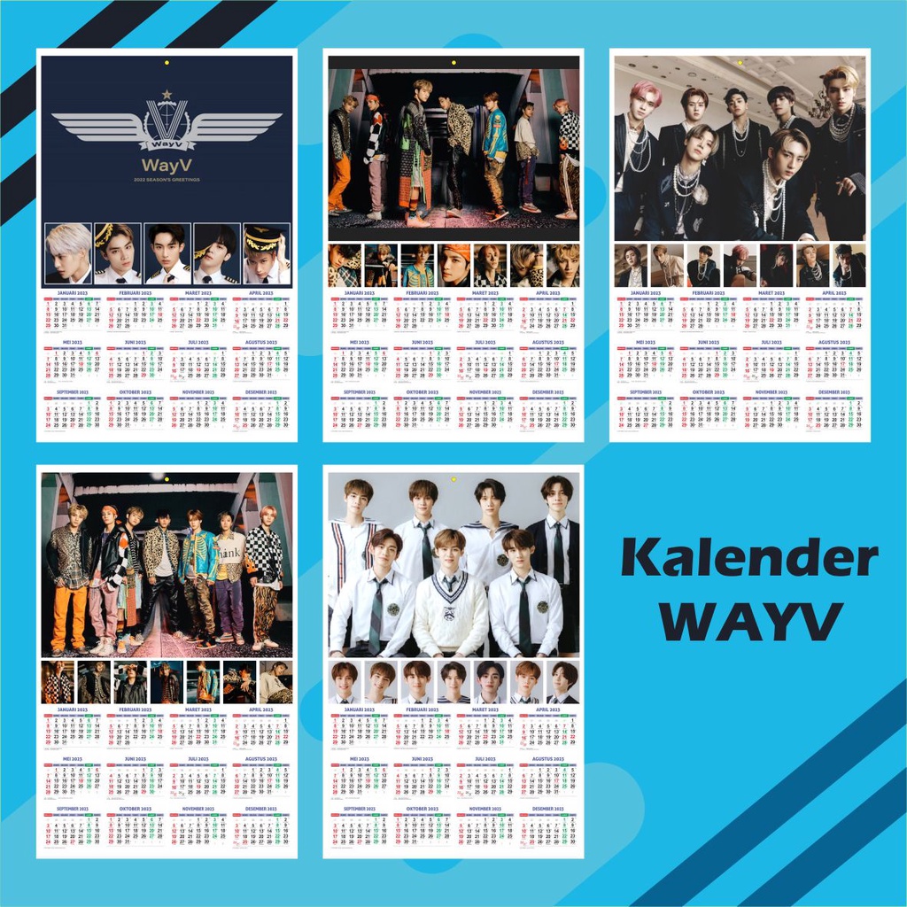 (READY STOCK) KALENDER 2023 - WAYV - KALENDER KPOP MURAH