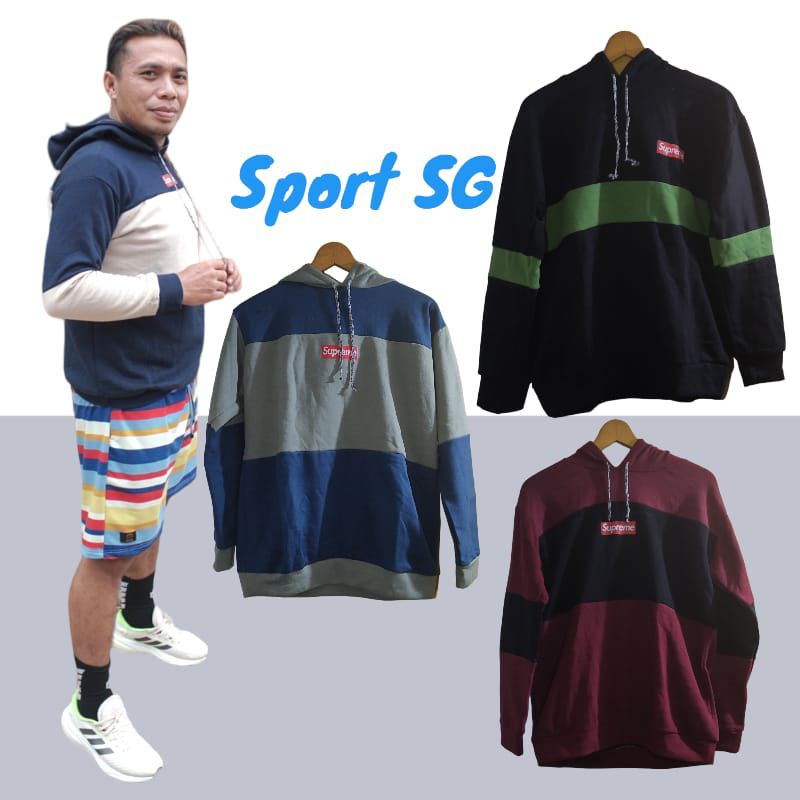 sweater hoodie sport SG pria wanita unisex warna terbaru sweater hoodie laki laki  sweater distro murah berkualitas kere terbaru