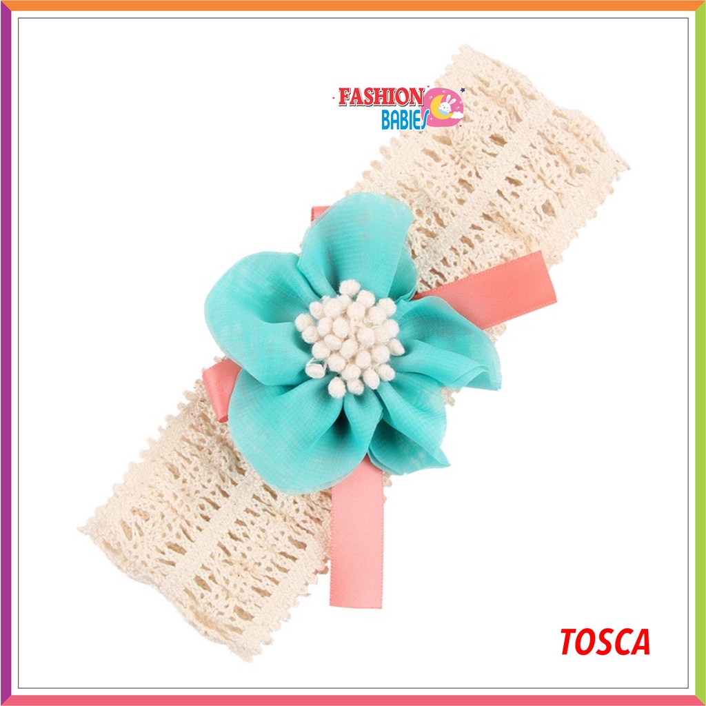 HEADPIECE FLOWER IMPORT | BANDANA FLOWER BANDO BABY GIRL ❤ Fashionbabies ❤