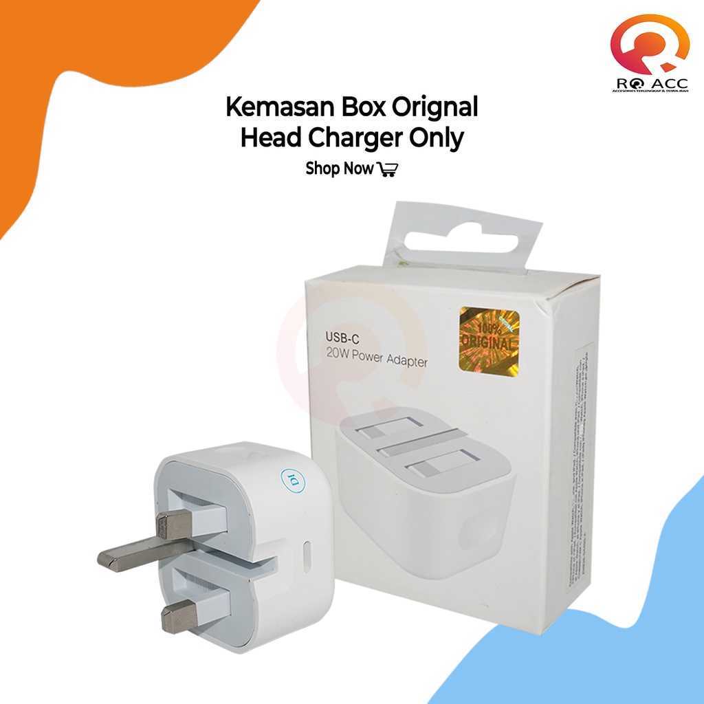 [RO ACC]HEAD BATOK CHARGER 11 12 13 14 PRO MAX MINI 20W USB C ORIGINAL 100%