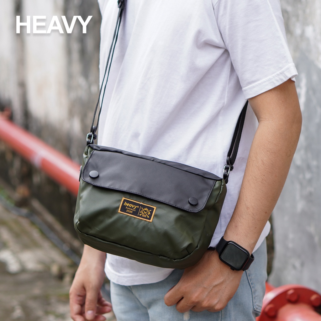 Heavy | Argle Tas Selempang Pria Premium Waterproof - Slingbag Heavy Water Repellent