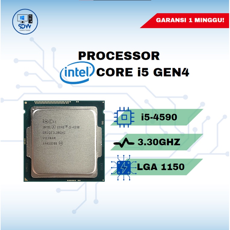 PROCESSOR CORE i5 Gen4