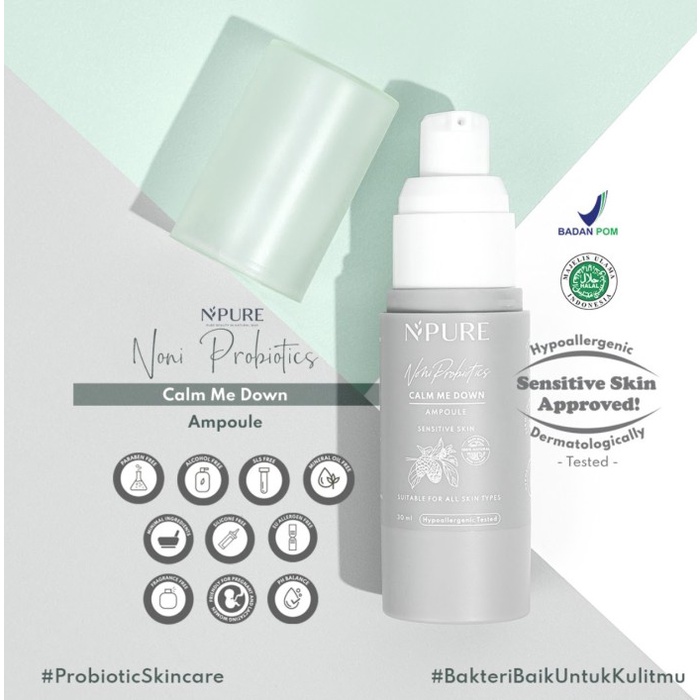 NPURE NONI PROBIOTICS “CALM ME DOWN” AMPOULE Serum Ampul