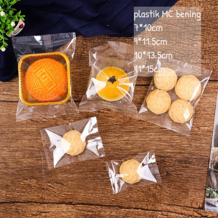 Terlaris Plastik Mooncake Nastar Bening Polos Berbagai Ukuran