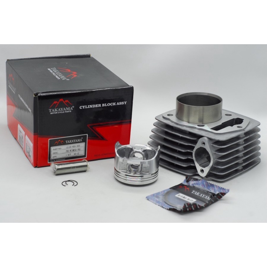 CYLINDER BLOCK + piston + ring PRO NT/MegaPro [12100-KEH-900]