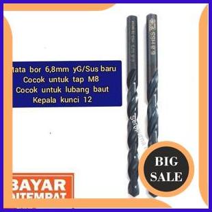 sparepart mata bor 6,8mm mata bor baut kepala kunci 12 mata bor untuk tap m8 1F3B23