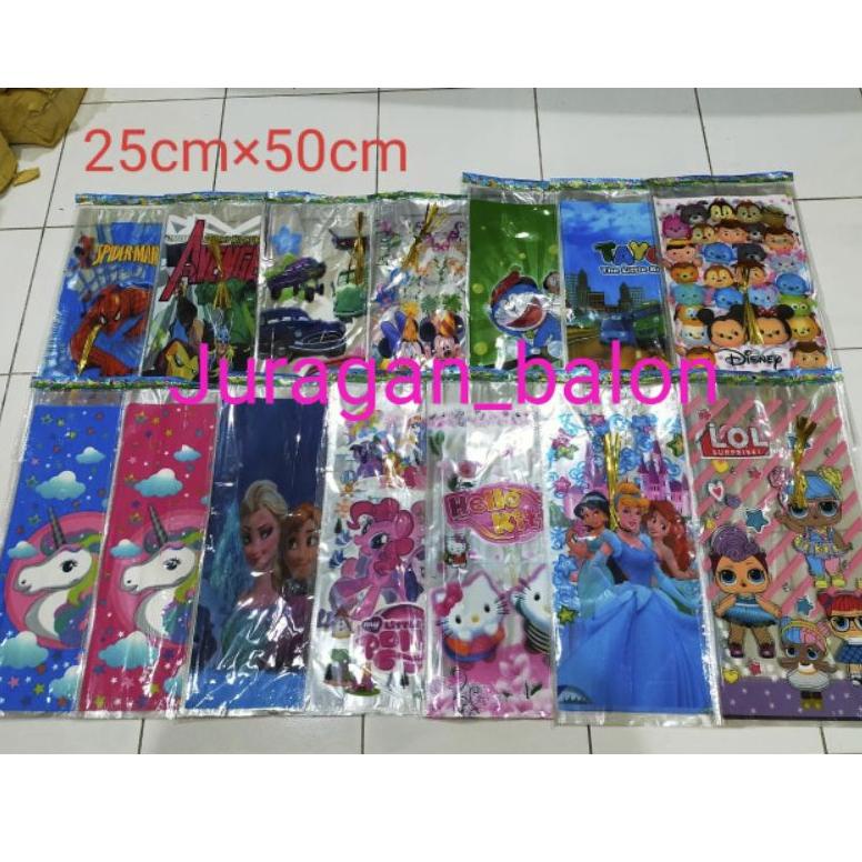 

R36 Plastik Snack Ultah Besar 25 x 50 (isi 10 pcs) BIG SALE ㊓