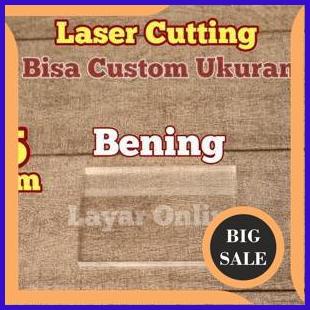 tools Acrylic Bening 5mm 40cm x  40cm Akrilik Lembaran Import 1F3BZ3