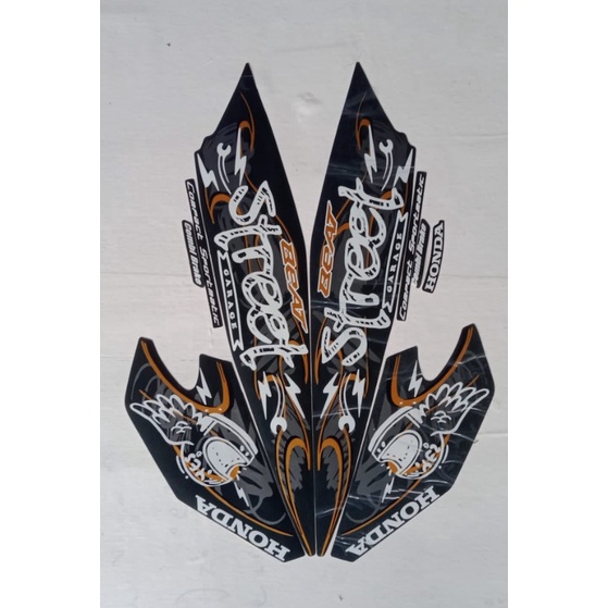 Stiker Striping Motor Honda Beat Street 2021 Lis Body Motor Beat Streat 2021|Lis Stiker Kreta Beat T