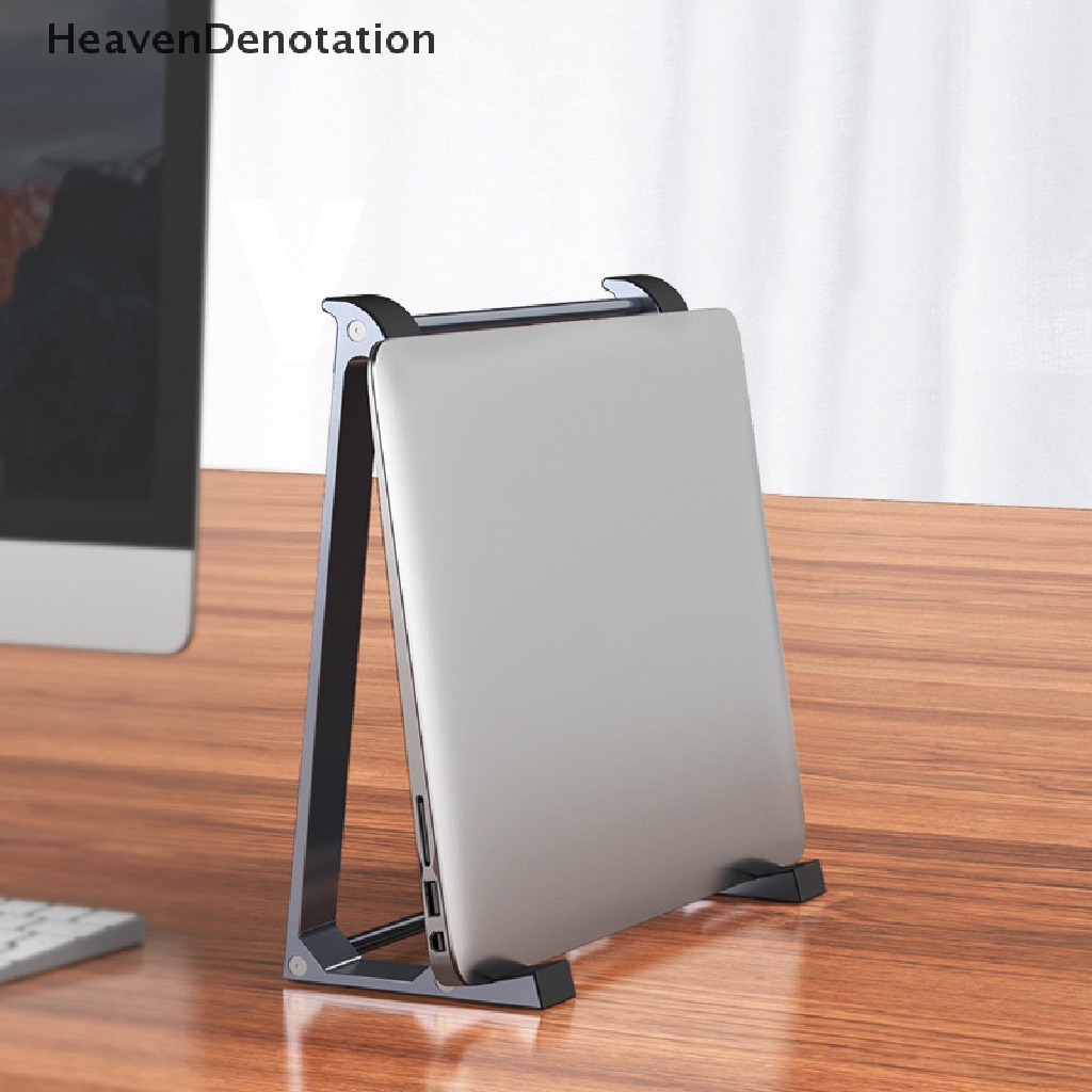 [HeavenDenotation] 1pc Aluminium Alloy Laptop Stand Portable Detachable Computer Cooling Stand HDV