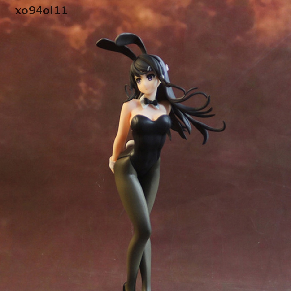 Xo Lover Anime Rascal Not Dream Of Bunny Girl Mainan Action Figure Cewek Seksi OL