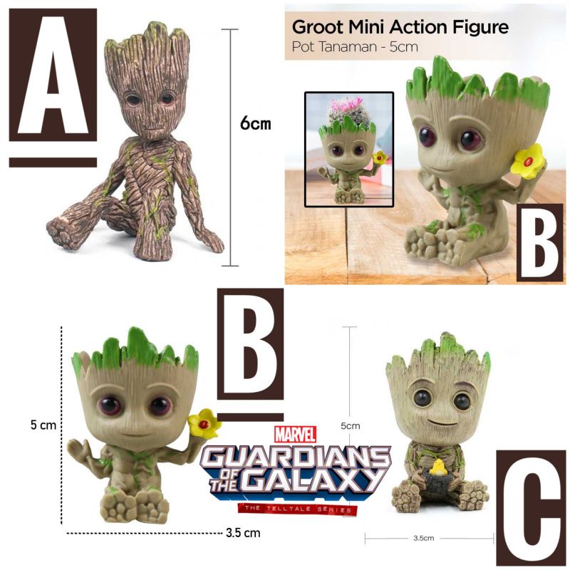 Groot Mini Action Figure Marvel Guardian of Galaxy