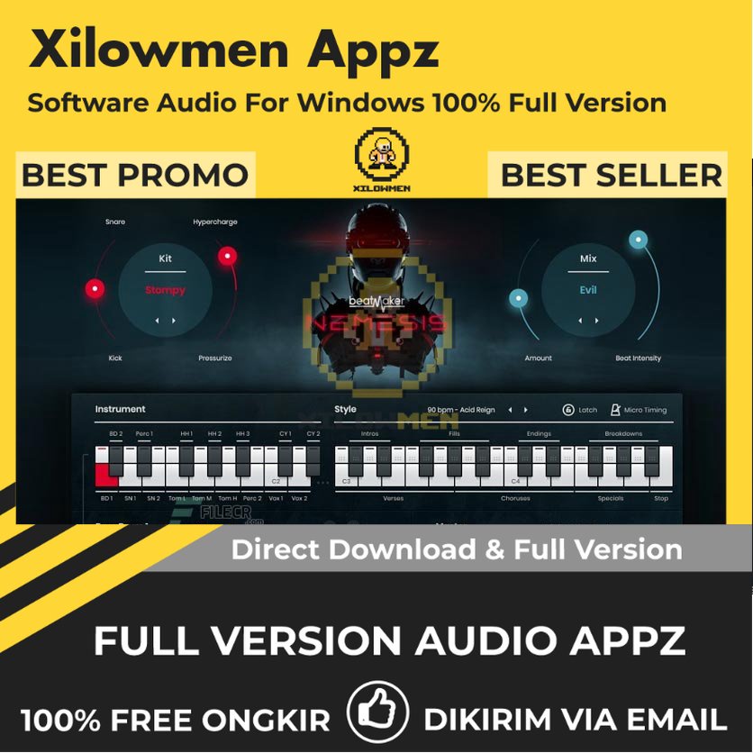 [Full Version] UJAM Beatmaker NEMESIS Pro Lifetime Audio Software WIN OS