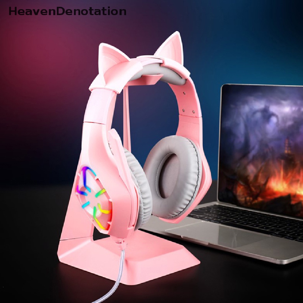 [HeavenDenotation] Universal Headphone Stand Holder Headset Gaming Stand Earphone Display Rak Gantungan Over Ear Headset PC Rak Penyangga HDV