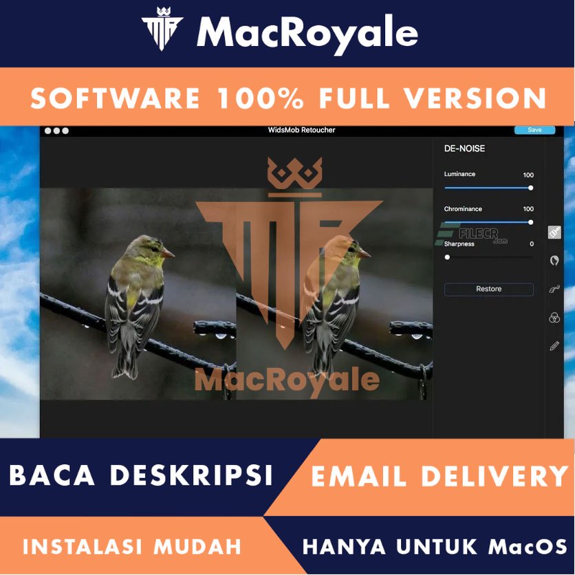 [MacOS] WidsMob AI Retoucher Full Version Lifetime Full Garansi