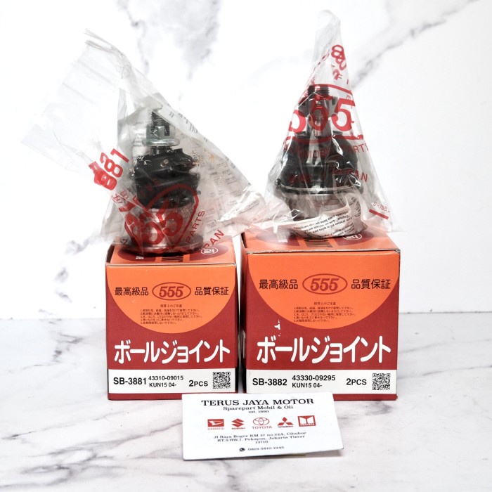 Best Seller Ball Joint Atas Dan Bawah Toyota Innova Fortuner Asli 555 Jepang