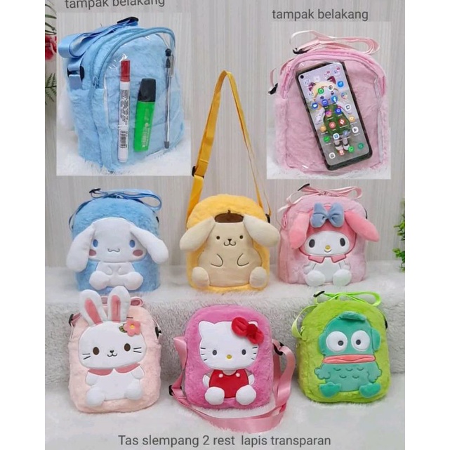 Tas Selempang Cinnamoroll Melody Pompompurin