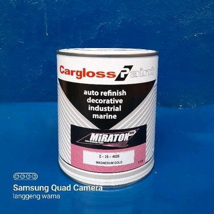Cat Cargloss Miraton 4026 Magnesium Gold / Coklat Metalik Blok Mesin