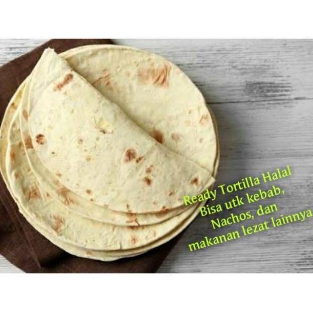 

✨MEGA ⚡ALE✨ Tortilla 20cm isi 10 lembar tortila kulit kebab bungkus kebab bahan kebab halal daging kebab tacos nachos roti canai maryam libanes