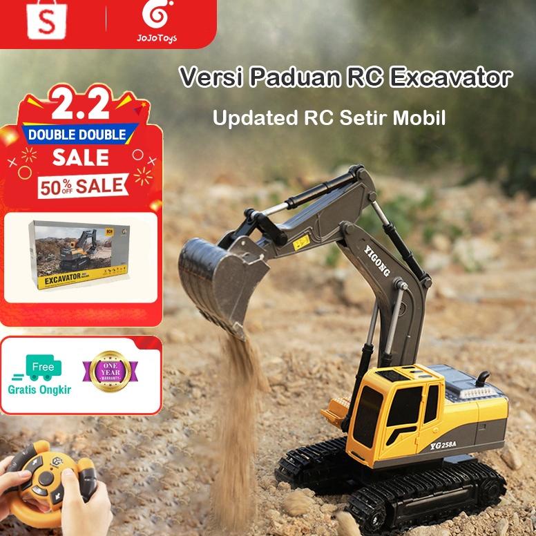 [KODE 1920] Jojotoy Remote Control Excavator Setir Mobil RC Truk Beko Digger Superior Mesin Berat Re