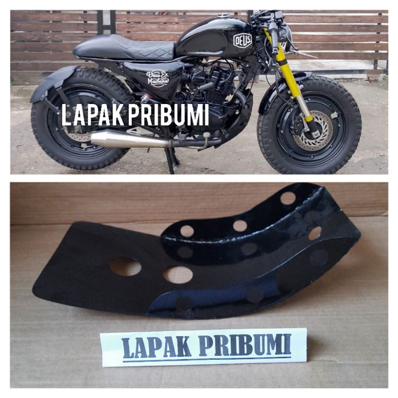 Pelindung mesin engine guard skid plate motor custom japstyle scorpio megapro tiger CB GL