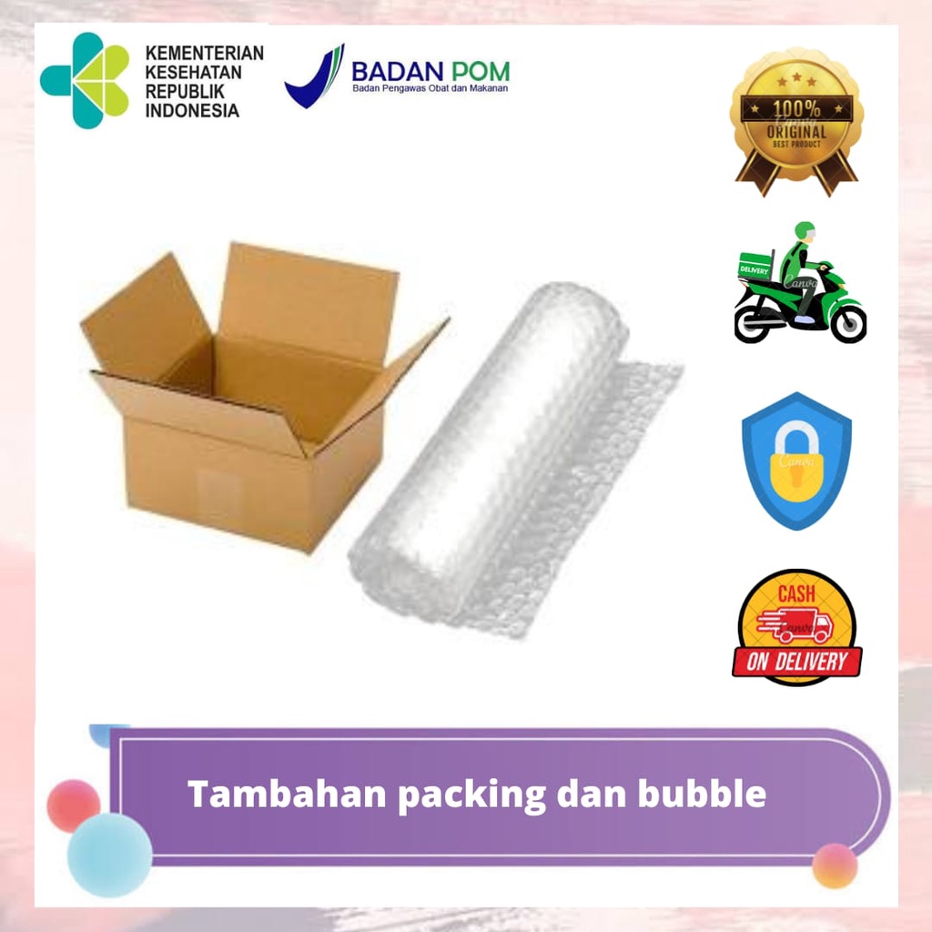 

TAMBAHAN PACKING EXTRA BUBBLE WRAP + Kardus