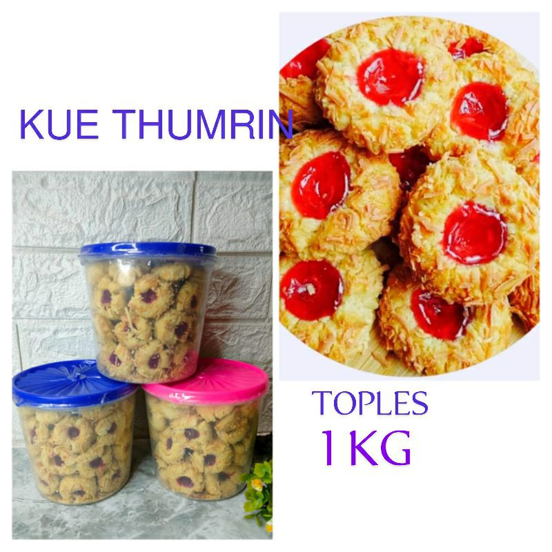 

kue thumrin kemasan toples 1 kg