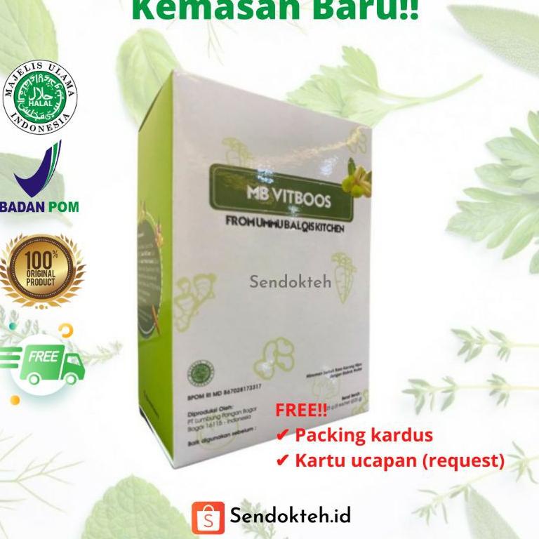 

Ewv73 MB Vitboos Booster Factory Mungbean Vit Boos From UmmuBalqis Kitchen Vitamin Booster 5 Sachet Asli / ori(sinal)