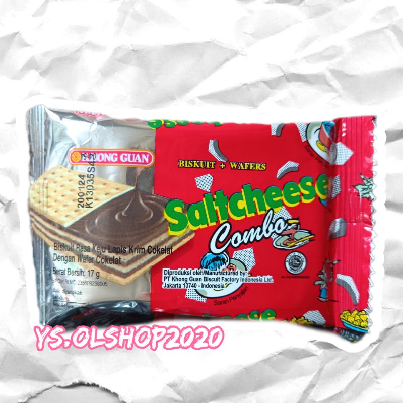 Renceng KHONG GUAN SALTCHEESE Combo 17 Gr x 10 Pcs/YS.OLSHOP2020