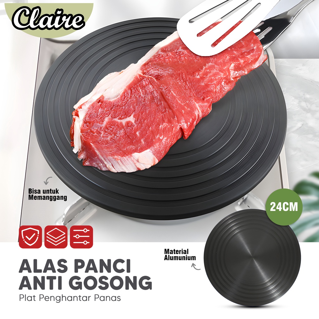 Alas Panci Anti Gosong / Plat Tatakan Panci Diameter 24cm