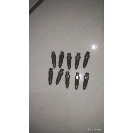 baut nepel pembuangan oli kaliper rem depan belakang motor SUZUKI