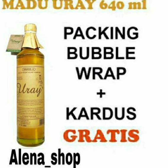 

♠ uray 640ml besar (875 gram) lebah hutan raw forest honey ➭