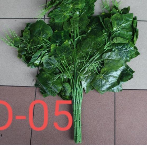✵ Daun anggur HIJAU / Daun anggur plastik / Daun dekorasi / D-05/1 lusin ☊